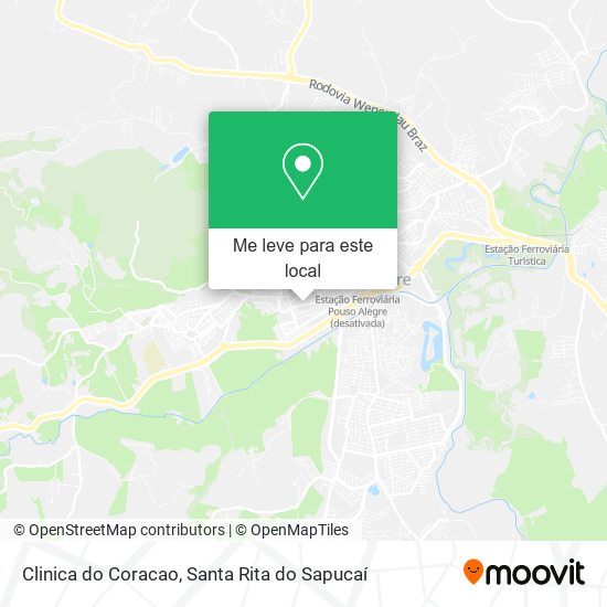 Clinica do Coracao mapa