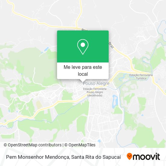 Pem Monsenhor Mendonça mapa