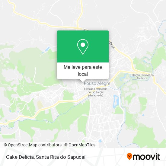 Cake Delicia mapa