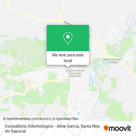 Consultório Odontológico - Aline Garcia mapa