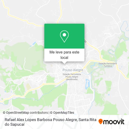 Rafael Alex Lopes Barbosa Pouso Alegre mapa