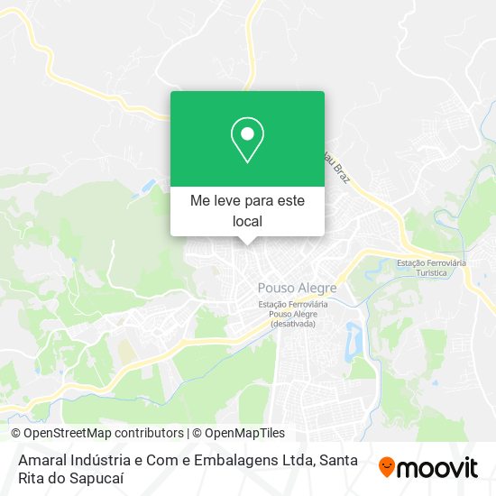 Amaral Indústria e Com e Embalagens Ltda mapa