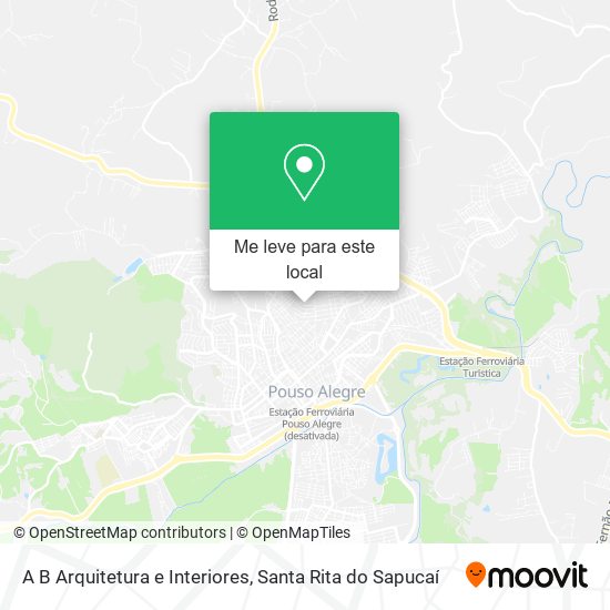 A B Arquitetura e Interiores mapa