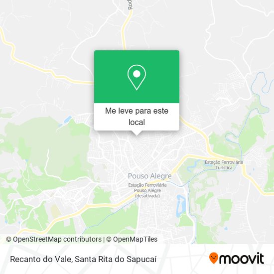 Recanto do Vale mapa