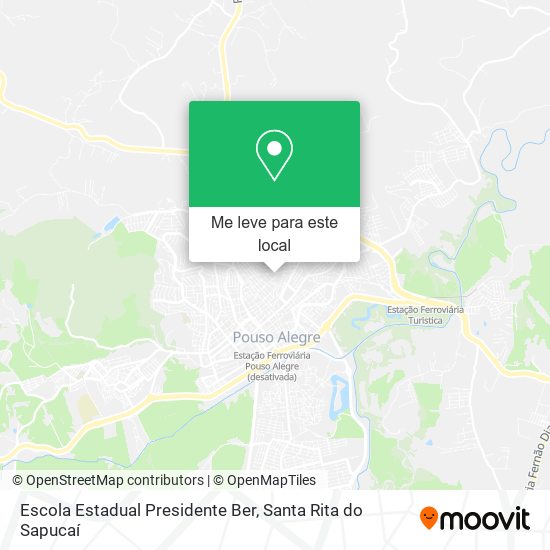 Escola Estadual Presidente Ber mapa
