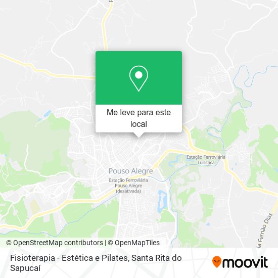 Fisioterapia - Estética e Pilates mapa