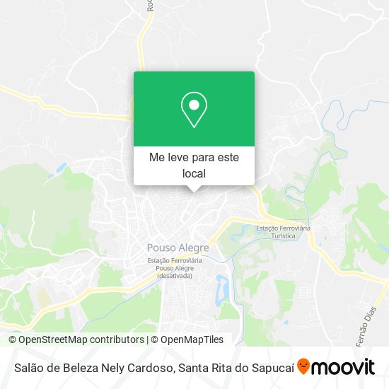 Salão de Beleza Nely Cardoso mapa