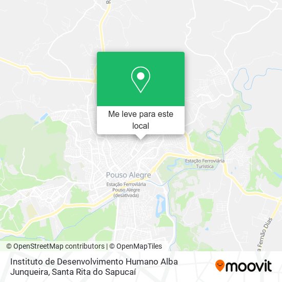 Instituto de Desenvolvimento Humano Alba Junqueira mapa