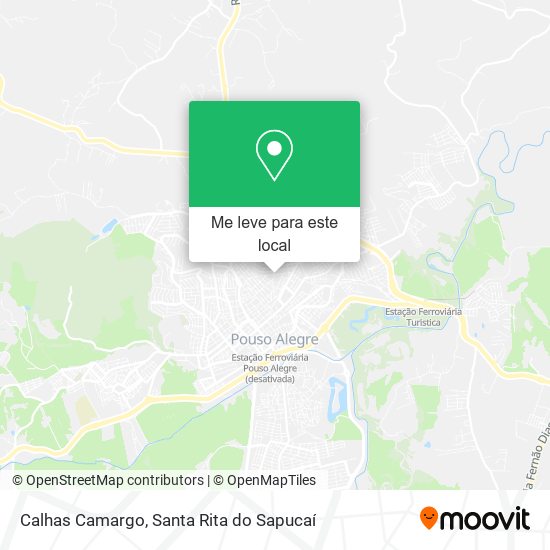Calhas Camargo mapa