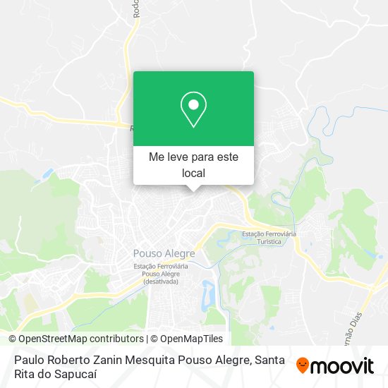 Paulo Roberto Zanin Mesquita Pouso Alegre mapa