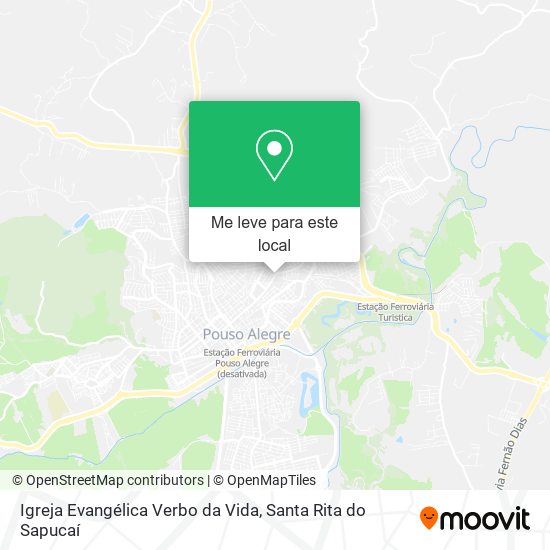 Igreja Evangélica Verbo da Vida mapa