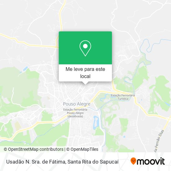 Usadão N. Sra. de Fátima mapa