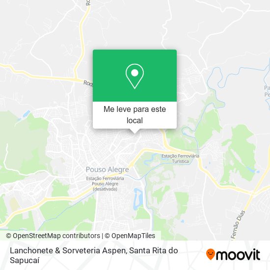 Lanchonete & Sorveteria Aspen mapa