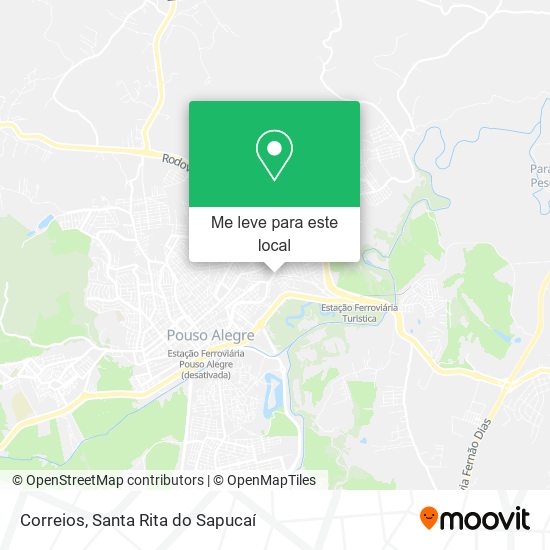 Correios mapa