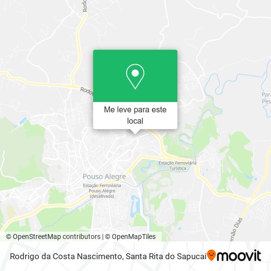 Rodrigo da Costa Nascimento mapa