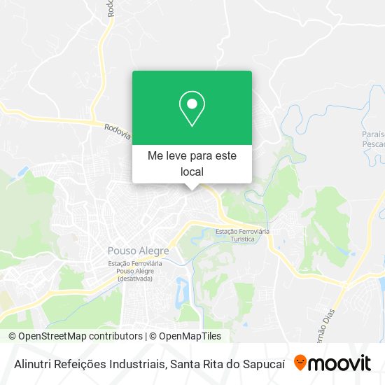 Alinutri Refeições Industriais mapa