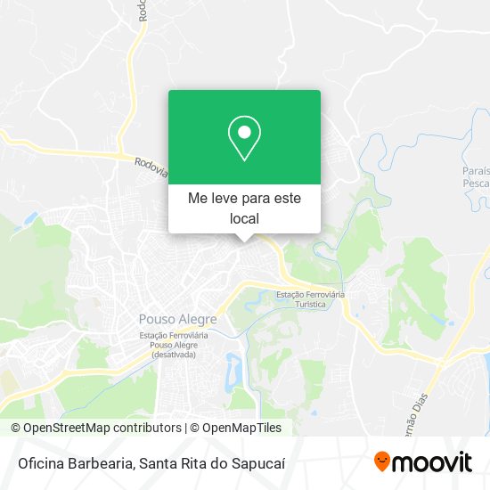 Oficina Barbearia mapa