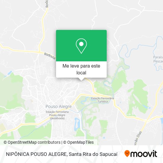 NIPÔNICA POUSO ALEGRE mapa