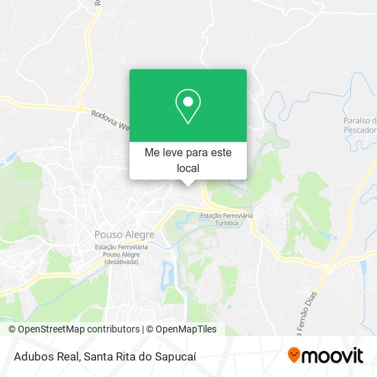 Adubos Real mapa