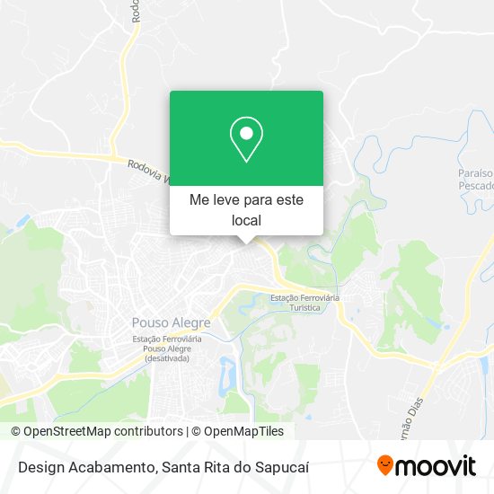 Design Acabamento mapa