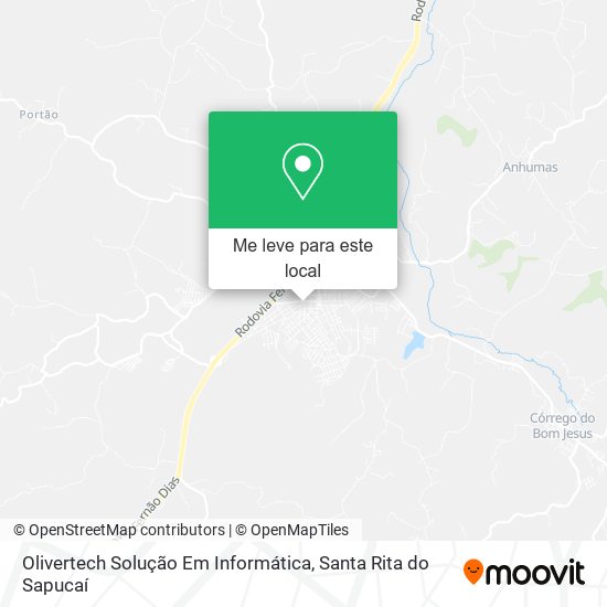 Olivertech Solução Em Informática mapa