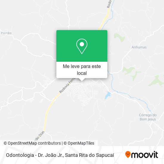 Odontologia - Dr. João Jr. mapa