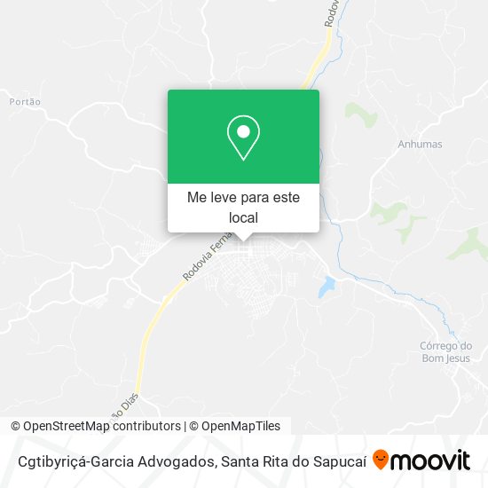 Cgtibyriçá-Garcia Advogados mapa