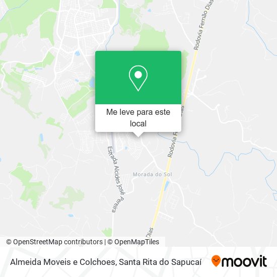 Almeida Moveis e Colchoes mapa