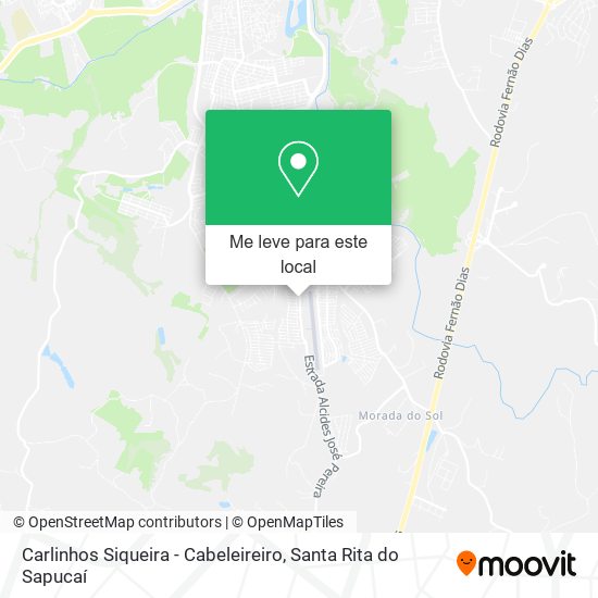 Carlinhos Siqueira - Cabeleireiro mapa