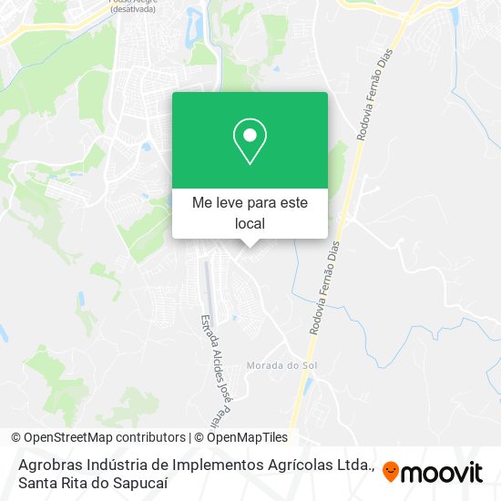 Agrobras Indústria de Implementos Agrícolas Ltda. mapa