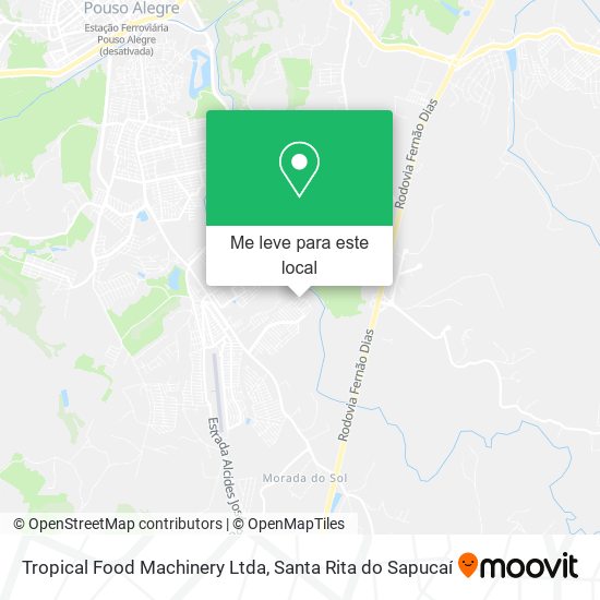 Tropical Food Machinery Ltda mapa