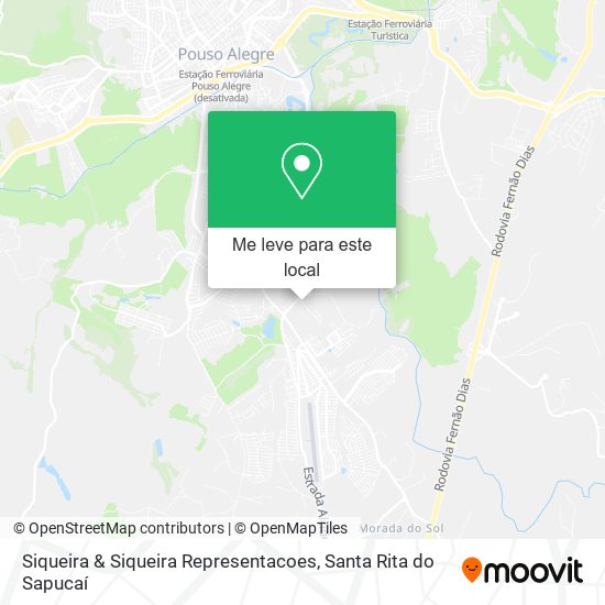 Siqueira & Siqueira Representacoes mapa