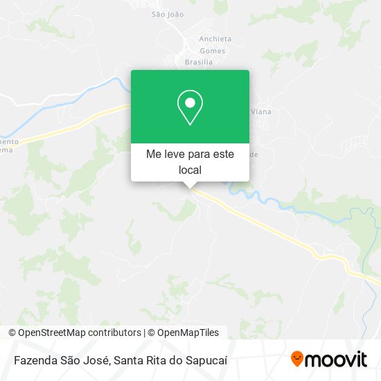 Fazenda São José mapa