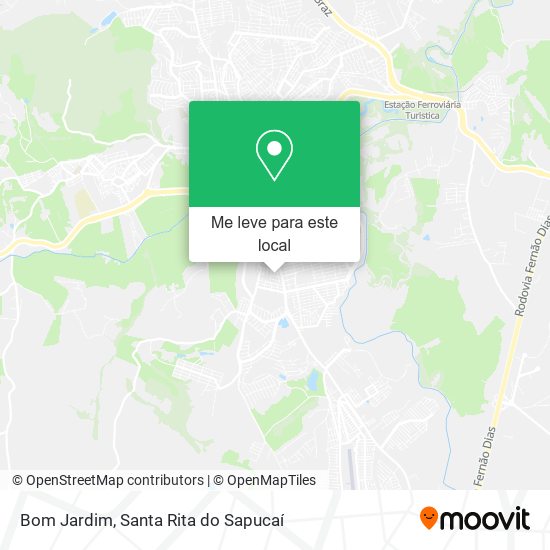 Bom Jardim mapa