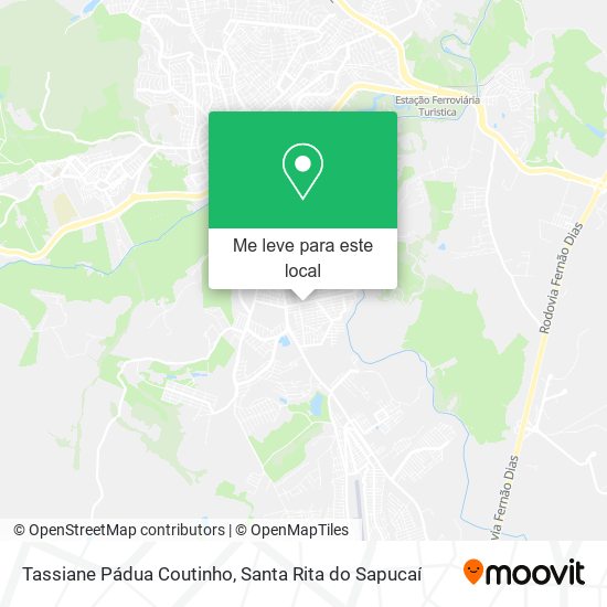 Tassiane Pádua Coutinho mapa