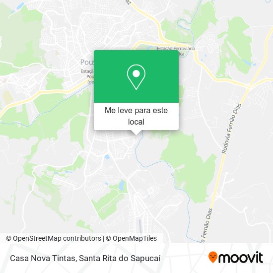 Casa Nova Tintas mapa