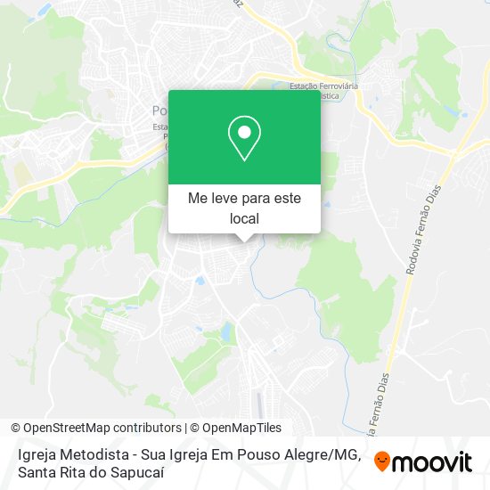 Igreja Metodista - Sua Igreja Em Pouso Alegre / MG mapa