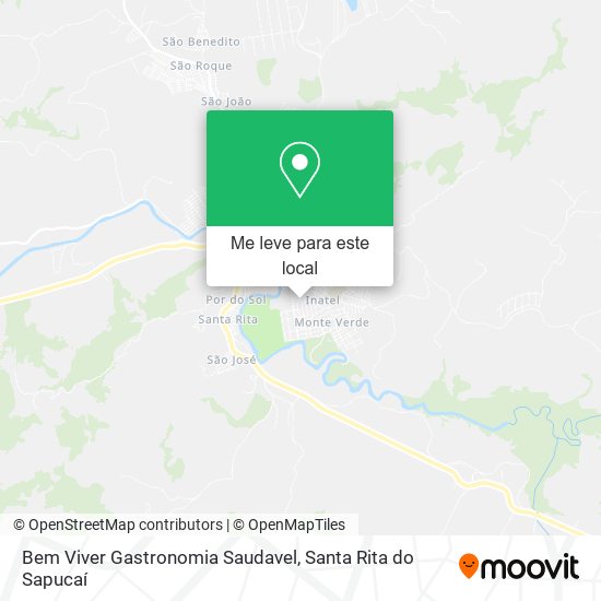 Bem Viver Gastronomia Saudavel mapa