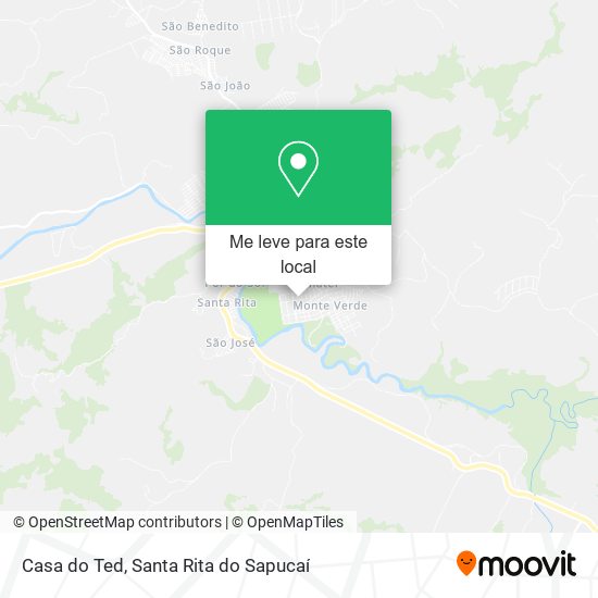 Casa do Ted mapa