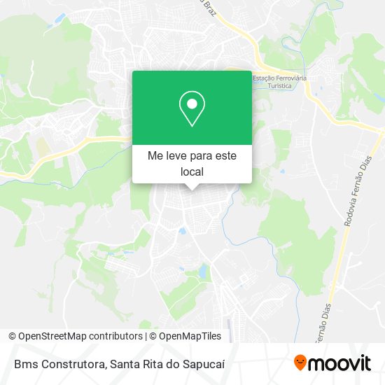 Bms Construtora mapa
