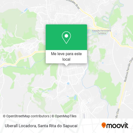 Uberall Locadora mapa