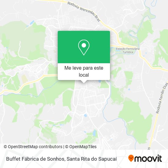 Buffet Fábrica de Sonhos mapa
