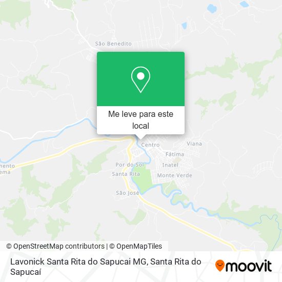 Lavonick Santa Rita do Sapucai MG mapa