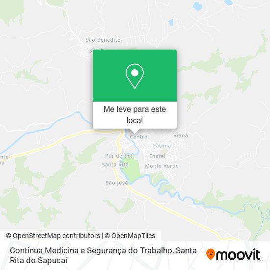 Continua Medicina e Segurança do Trabalho mapa
