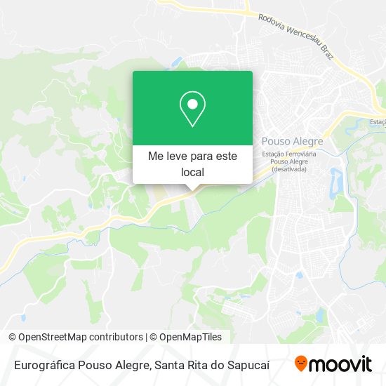 Eurográfica Pouso Alegre mapa