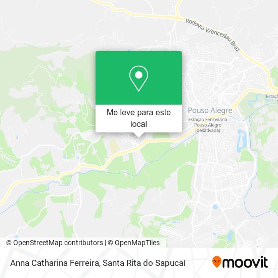 Anna Catharina Ferreira mapa