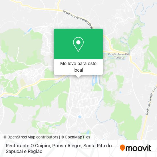 Restorante O Caipira mapa