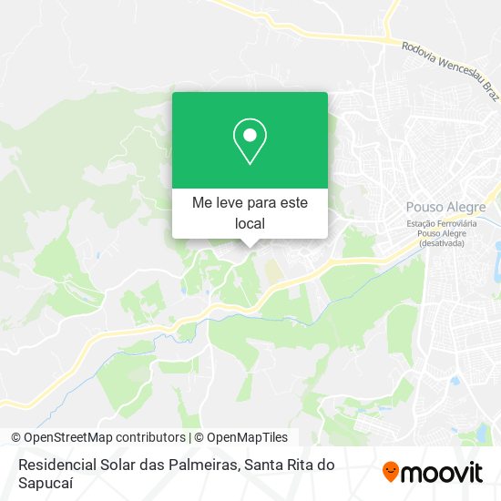 Residencial Solar das Palmeiras mapa