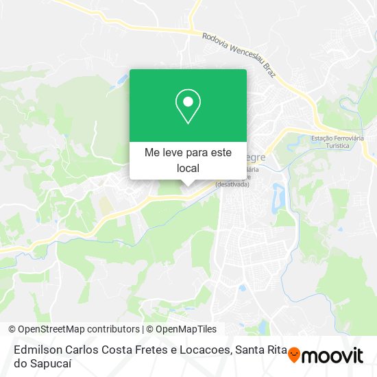 Edmilson Carlos Costa Fretes e Locacoes mapa