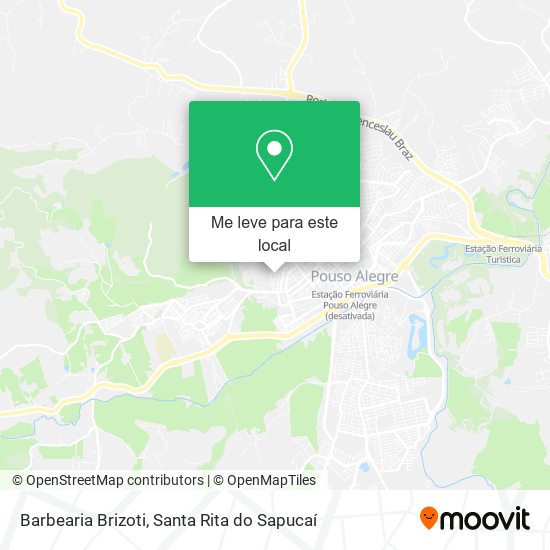 Barbearia Brizoti mapa